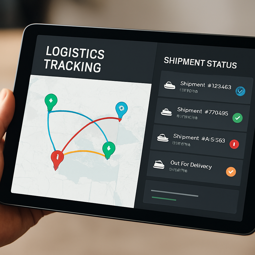 Shipment tracking dashboard